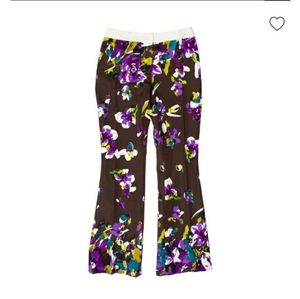 Charlotte brody Mid-Rise floral print pants